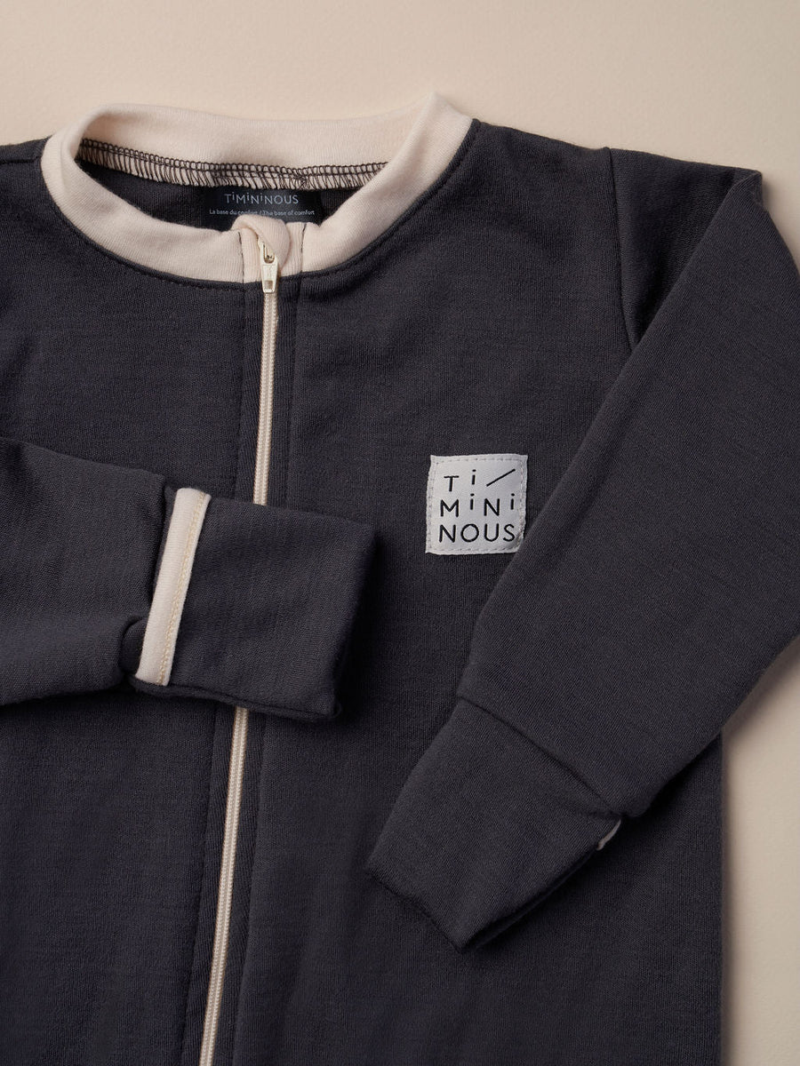 GrowWithMe Merino Wool Onesie for babies and children Timininous