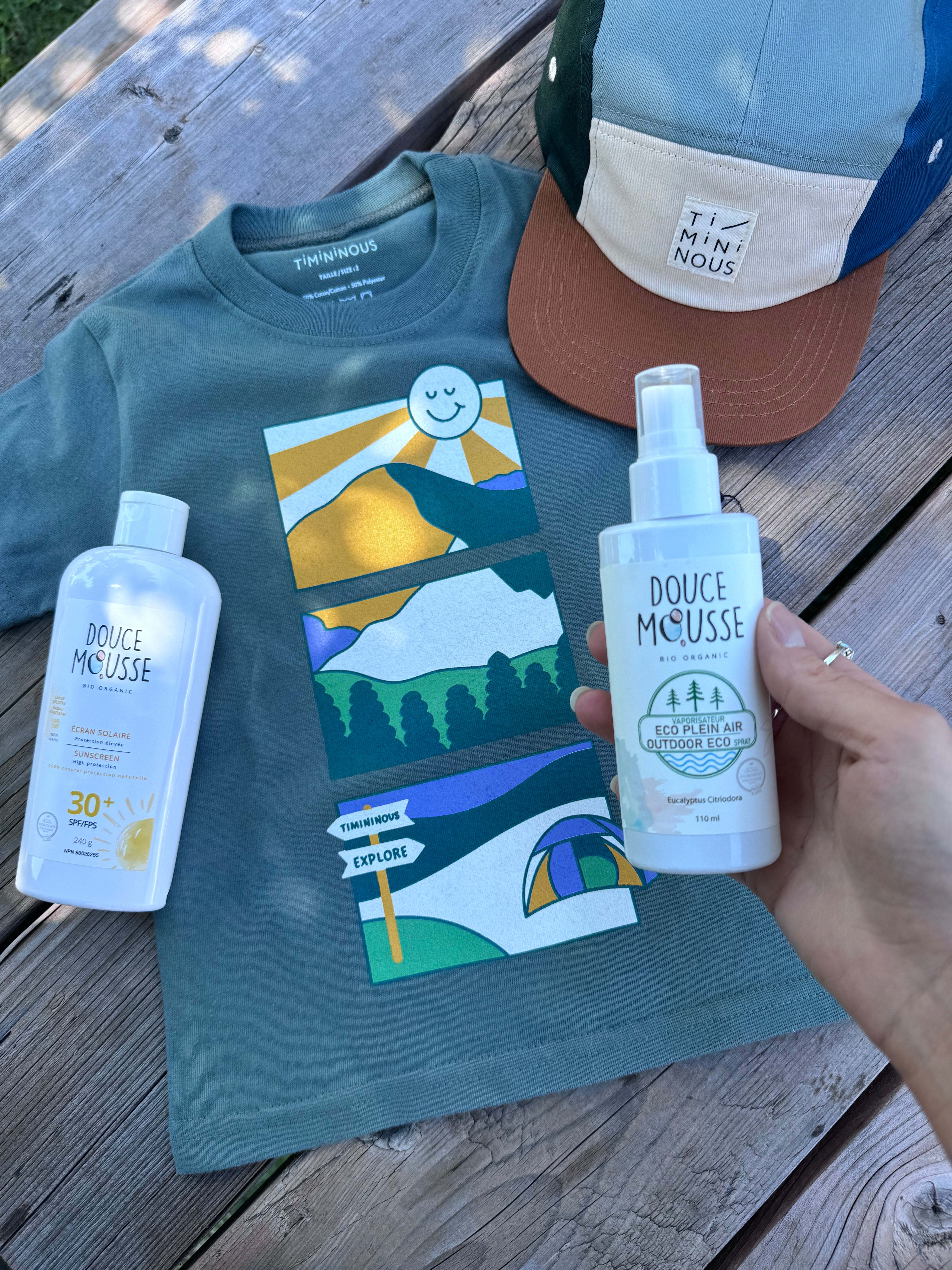 Collection of Ensemble - Prêt pour l’aventure ☀️ - Casquette verte in a gallery layout