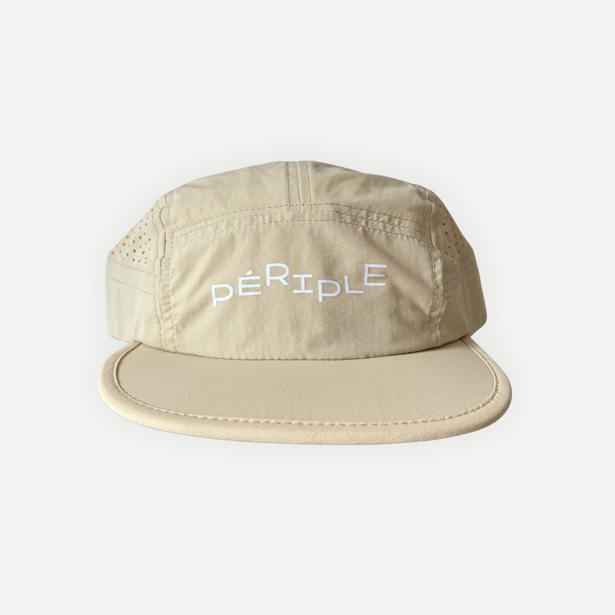 Collection of Casquette de course en nylon léger et respirant – ajustable - Beige - Adulte in a gallery layout