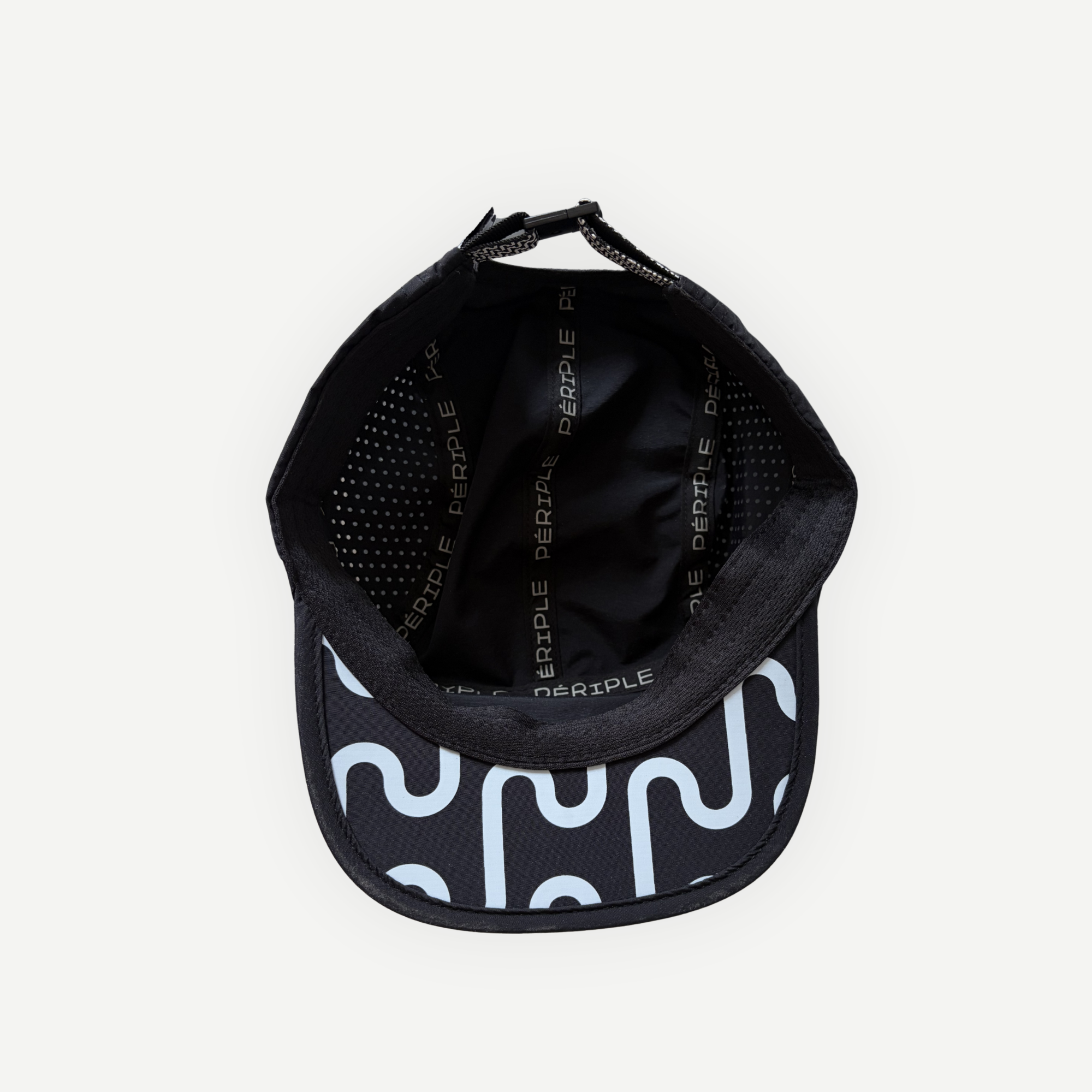 Collection of Casquette de course en nylon léger et respirant – ajustable - Noir - Adulte in a gallery layout