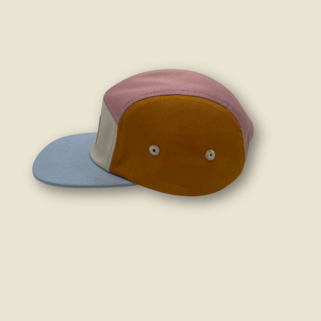 Collection of Casquette colorblock ajustable à 5 panneaux | Corail in a gallery layout