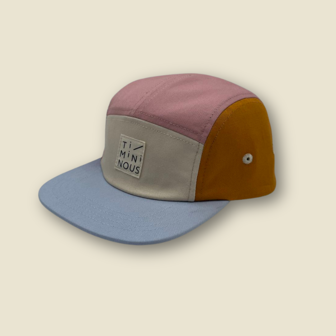 Collection of Casquette colorblock ajustable à 5 panneaux | Corail in a gallery layout