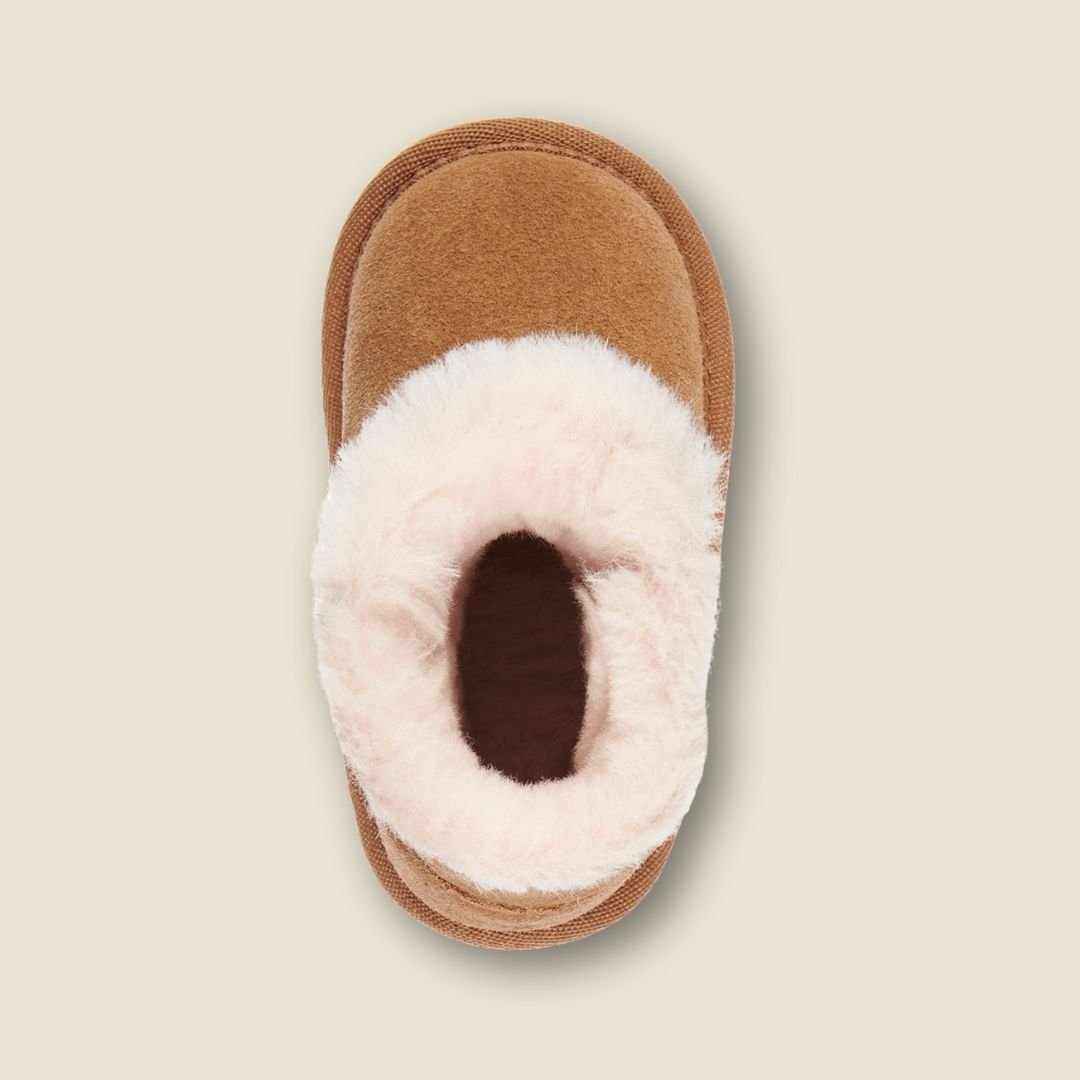 Collection of Bottes en suède et laine de mérinos pour tout - petits - Chestnut - Timininous in a gallery layout