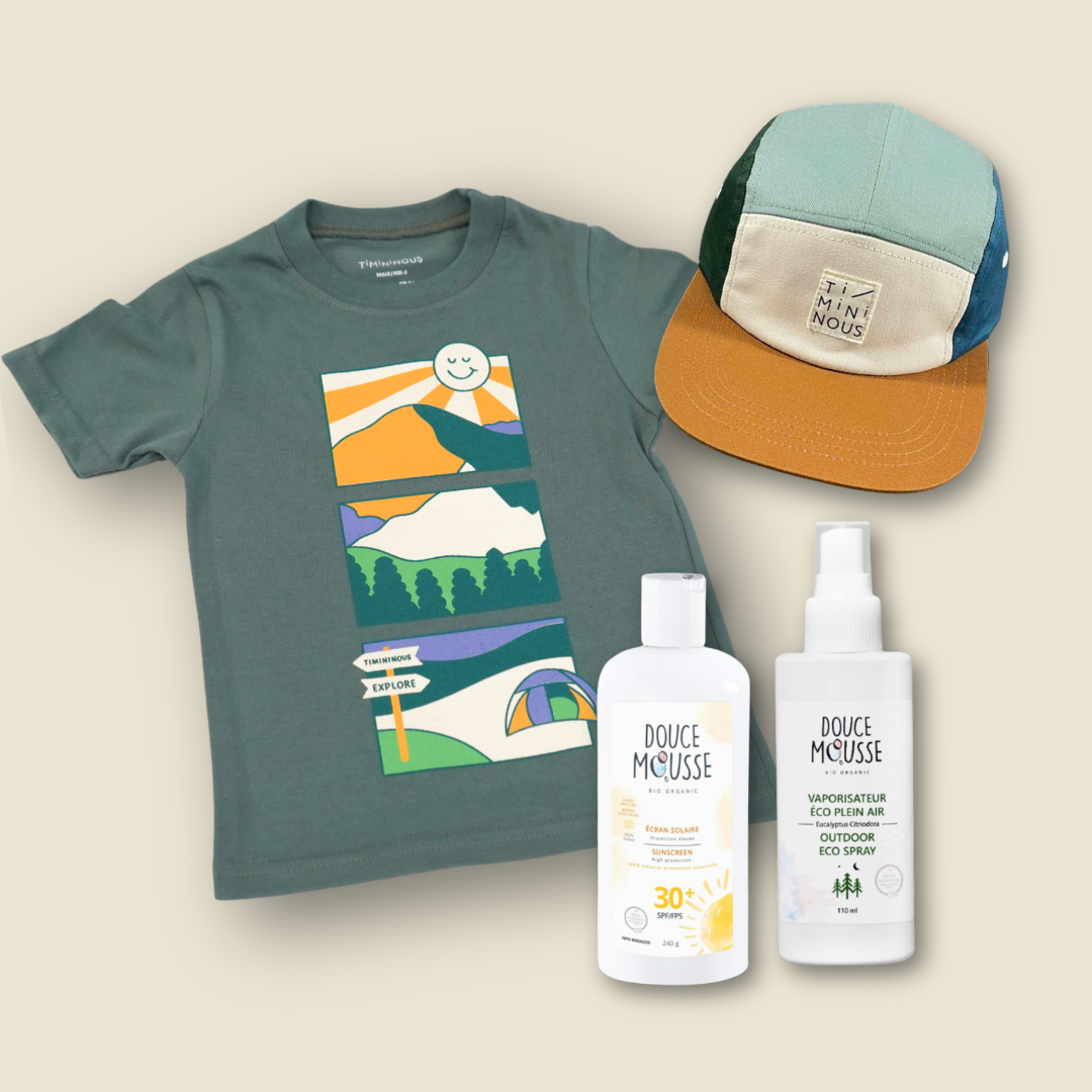 Collection of Ensemble - Prêt pour l’aventure ☀️ - Casquette verte in a gallery layout