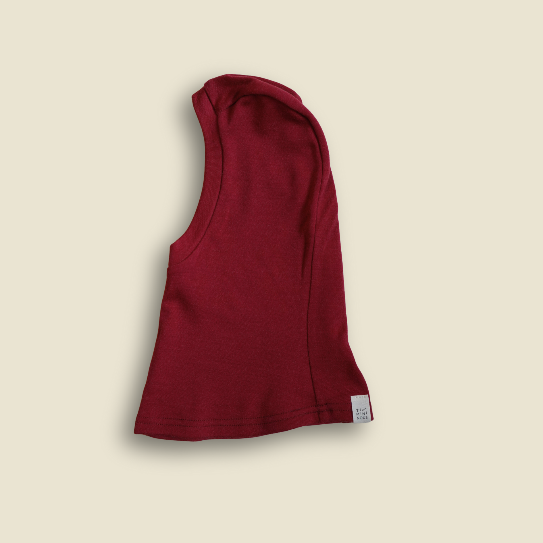 Collection of Cagoule chaude en laine de mérinos pour bébé et enfant - Rubis in a gallery layout