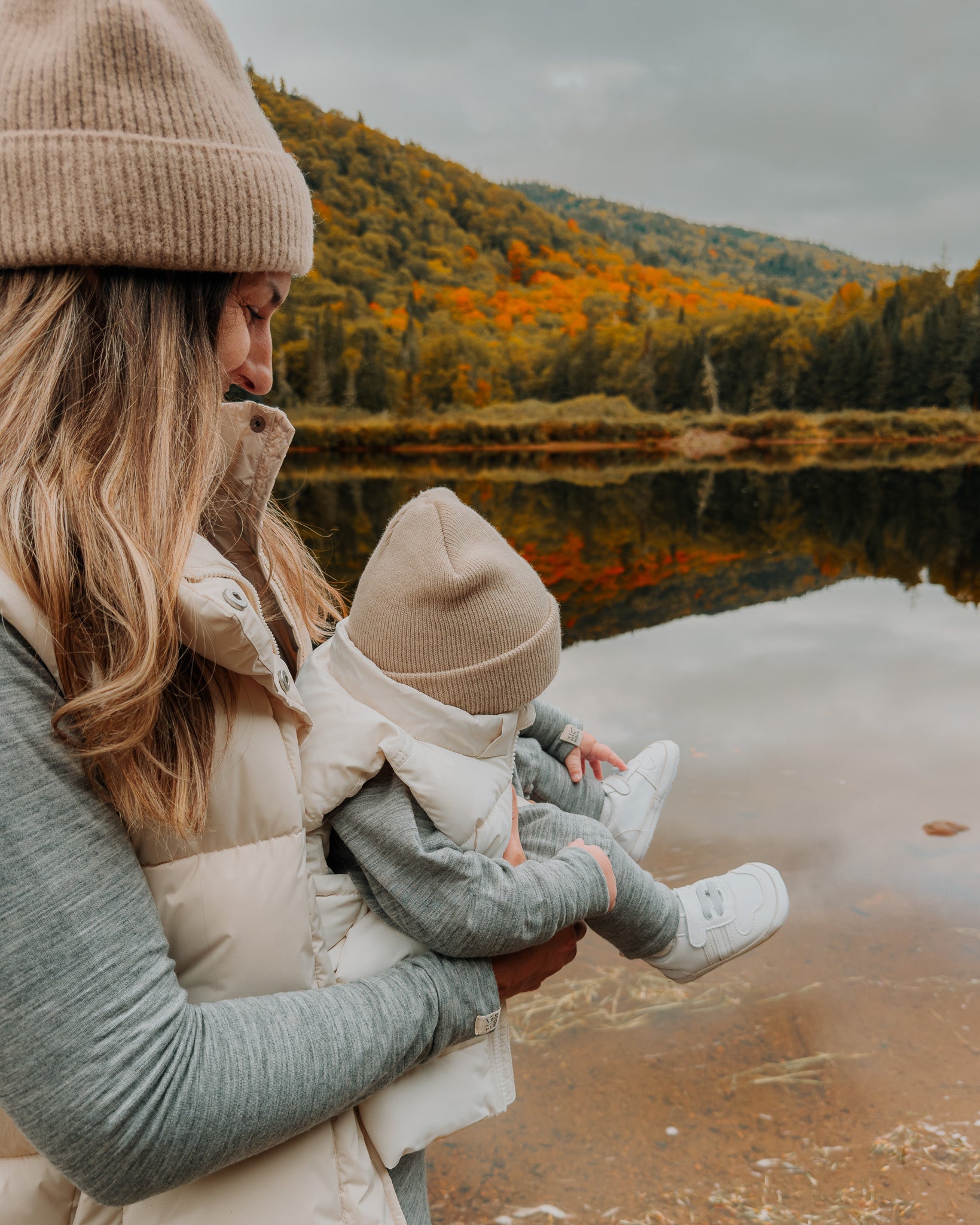 Collection of Crewneck en sweat de laine de mérinos pour adultes - Timininous in a gallery layout