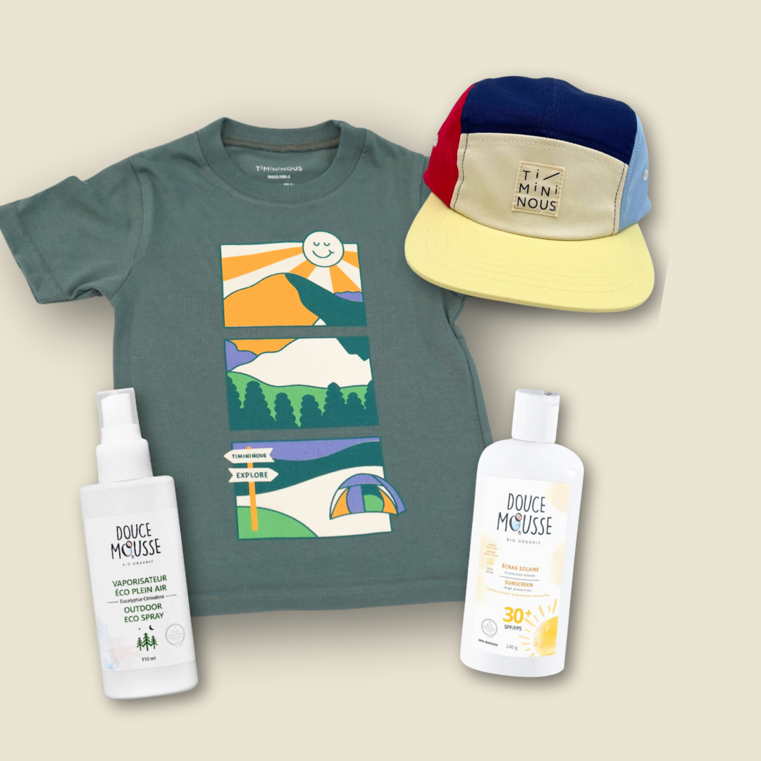 Collection of Ensemble - Prêt pour l’aventure ☀️ - Casquette rouge in a gallery layout