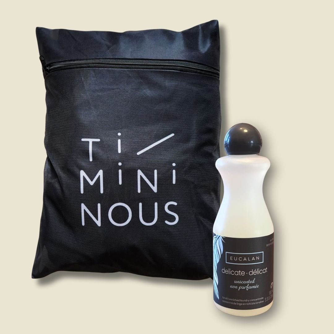 Collection of Kit d'entretien pour vêtements en laine de mérinos - Timininous in a gallery layout