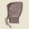 Hand-knitted balaclava in merino wool - Oats 