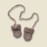 PRÉCOMMANDE - Mitaines tricotées à la main en laine de mérinos pour bébé - Timininous